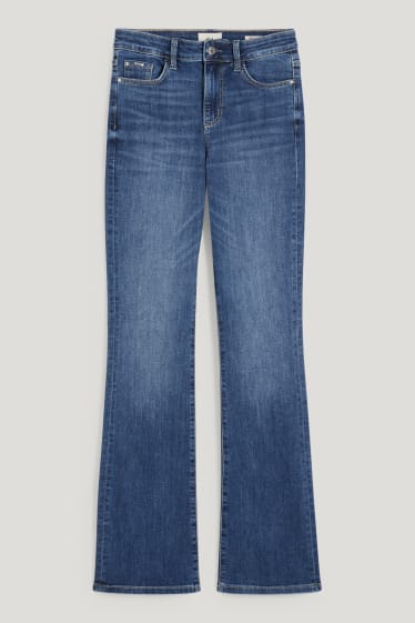 Dames - Bootcut jeans - mid waist - LYCRA® - jeansblauw