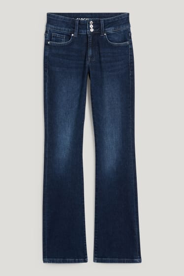 Clockhouse Girls - CLOCKHOUSE - bootcut jeans - low waist - LYCRA® - jeansblauw