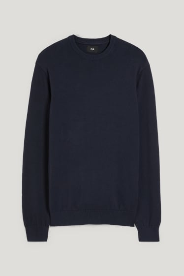 Herren - Pullover - dunkelblau
