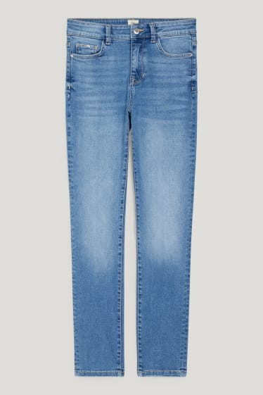 Women - Slim jeans - mid-rise waist - shaping jeans - LYCRA® - denim-light blue