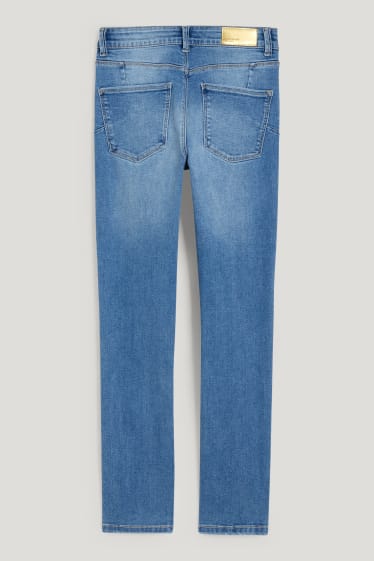 Women - Slim jeans - mid-rise waist - shaping jeans - LYCRA® - denim-light blue