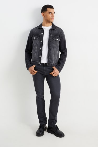 Heren - Premium Denim by C&A - slim jeans - zwart