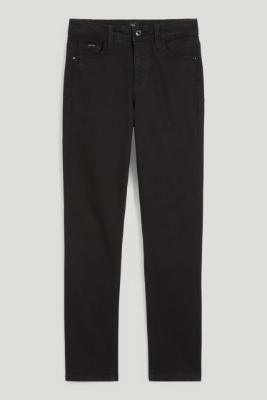 Mujer - Slim jeans - mid waist - efecto moldeador - LYCRA® - negro