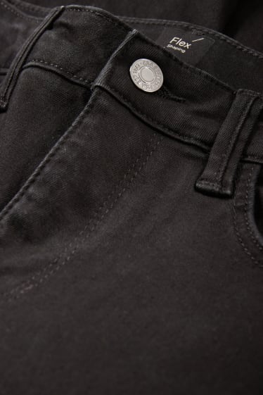 Mujer - Slim jeans - mid waist - efecto moldeador - LYCRA® - negro