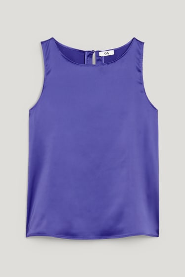 Damen - Satintop - lila