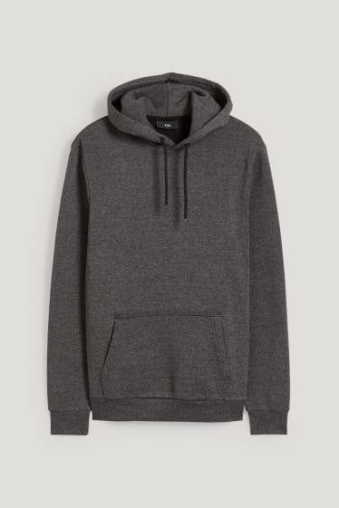 Herren - Hoodie - grau-melange