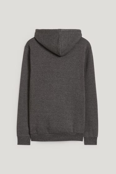 Herren - Hoodie - grau-melange