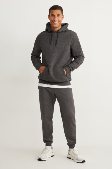Herren - Hoodie - grau-melange