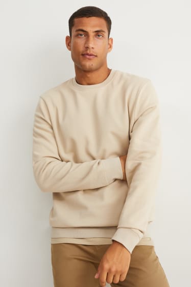 Herren - Sweatshirt - beige