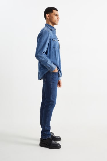 Heren - Premium Denim by C&A - slim jeans - jeansblauw
