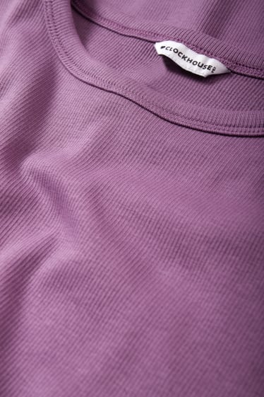 Damen XL - CLOCKHOUSE - Langarmshirt - violett