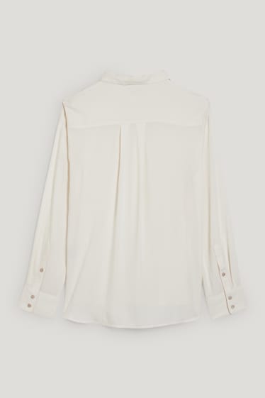 Mujer - Blusa - blanco roto