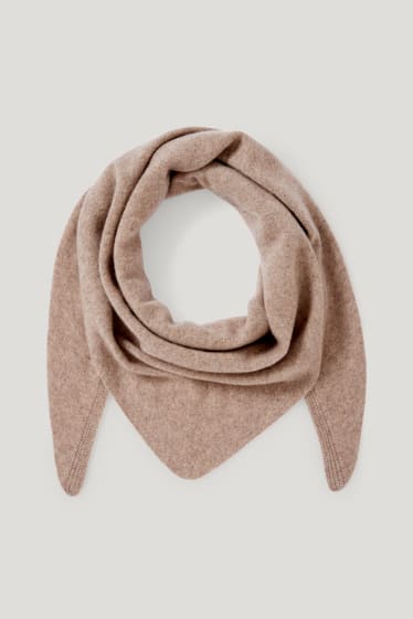 Femmes - Foulard en cachemire - beige