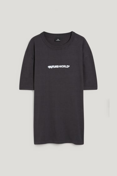 Clockhouse Boys - Oversized T-shirt - donkergrijs