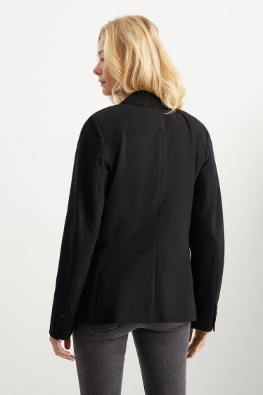 Damen - Business-Blazer - Regular Fit - Mix & Match - schwarz