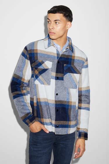 Clockhouse Boys - Shirt jacket - check - dark blue