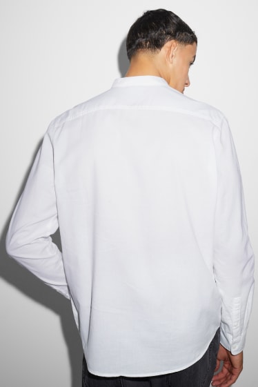 Clockhouse Boys - Hemd - Regular Fit - Stehkragen - weiß