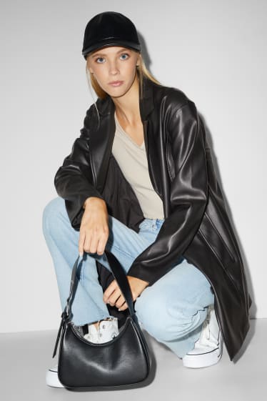 Clockhouse femme - CLOCKHOUSE - blazer - similicuir - noir