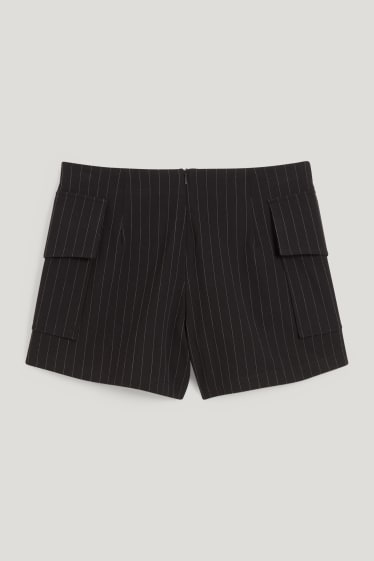 Clockhouse Girls - CLOCKHOUSE - Skort - Nadelstreifen - schwarz