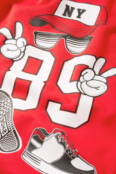Kids Boys - Extended Sizes - Hoodie - rot
