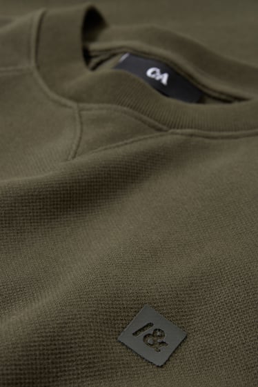Herren - Sweatshirt - dunkelgrün