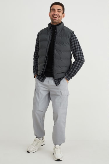 Herren - Cargohose - Regular Fit - LYCRA® - jeans-hellgrau