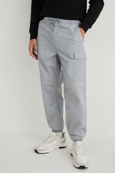 Herren - Cargohose - Regular Fit - LYCRA® - jeans-hellgrau