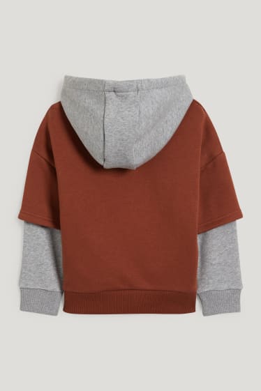 Toddler Boys - Hoodie - 2-in-1-Look - braun