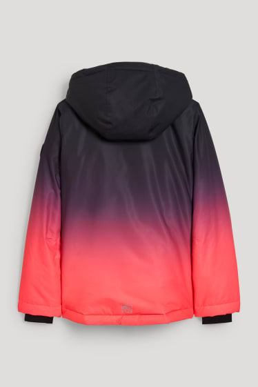 Kids Girls - Ski-jas met capuchon - zwart