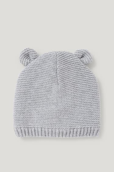 Baby Girls - Babymuts - lichtgrijs