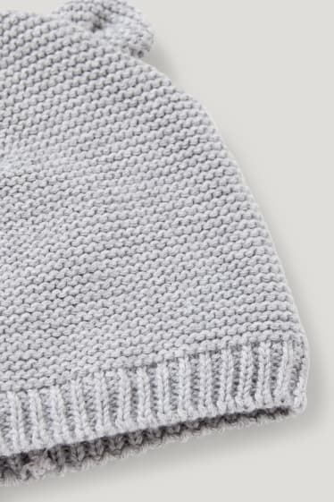 Baby Girls - Babymuts - lichtgrijs