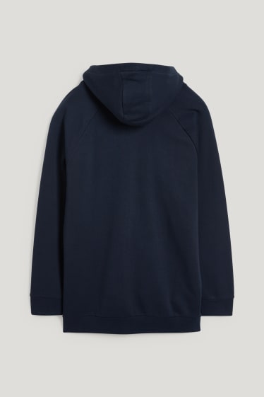 Herren XL - Sweatjacke mit Kapuze - dunkelblau