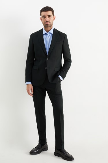 Herren - Baukasten-Sakko - Regular Fit - Flex - Stretch - dunkelgrau