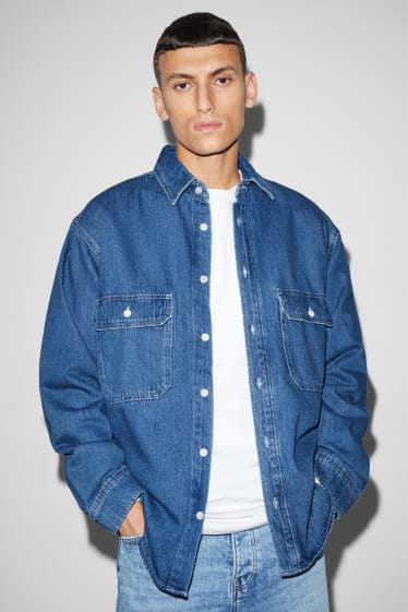 Clockhouse Boys - Jeans-Hemdjacke - jeans-blau