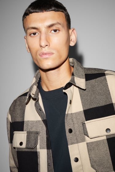 Clockhouse Boys - Hemd - Relaxed Fit - Kent - kariert - schwarz