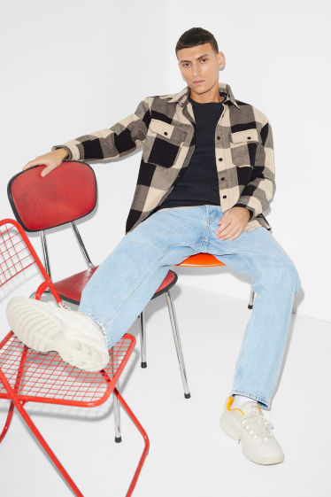 Clockhouse Boys - Hemd - Relaxed Fit - Kent - kariert - schwarz