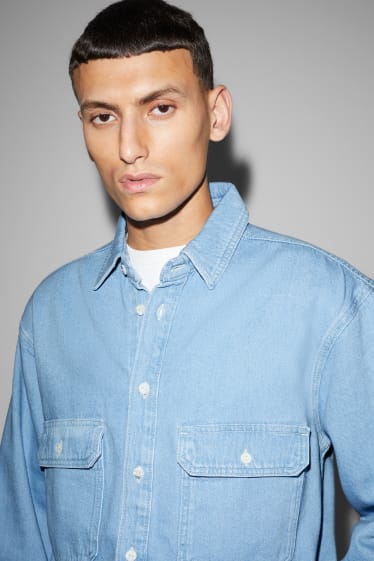 Clockhouse Boys - Denim shirt jacket - denim-light blue