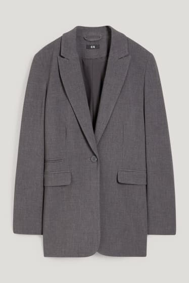 Mujer - Americana - regular fit - gris oscuro