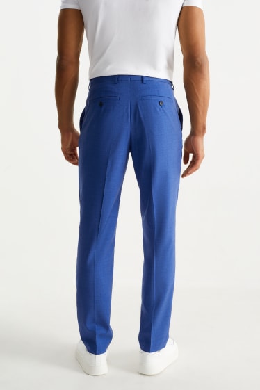 Heren - Broek uit het combi-systeem - regular fit - Flex - stretch - donkerblauw