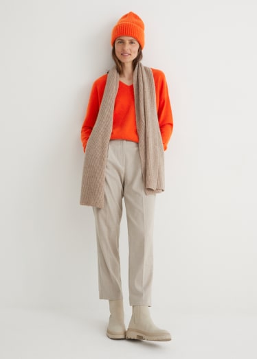 Femmes - Pullover en cachemire - rouge