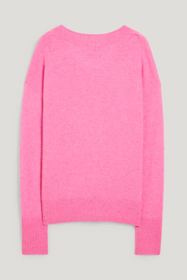 Mujer - Jersey de cachemir - fucsia