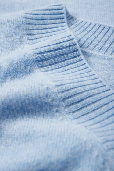Femmes - Pullover en cachemire - bleu clair