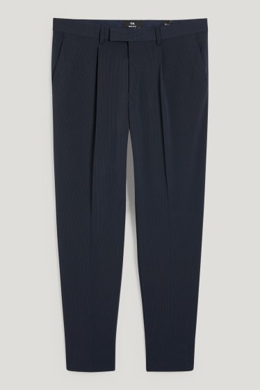 Heren - Broek uit het combi-systeem - regular fit - Flex - stretch - Mix & Match - donkerblauw
