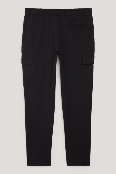 Herren - Cargo-Jogginghose - Flex - schwarz