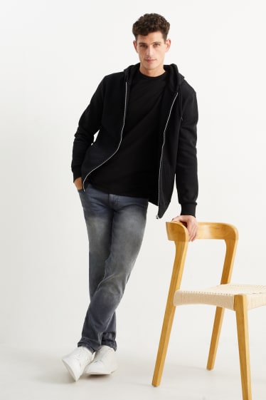 Men - Slim jeans - Flex jog denim - LYCRA® - denim-light gray