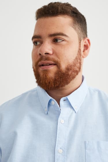 Home XL - Camisa Oxford - regular fit - button-down - blau clar