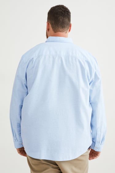 Home XL - Camisa Oxford - regular fit - button-down - blau clar