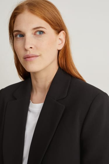 Women - Oversized blazer - black