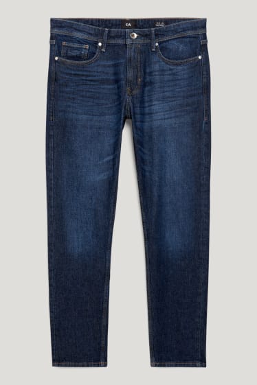 Heren - Tapered jeans - LYCRA® - jeansdonkerblauw
