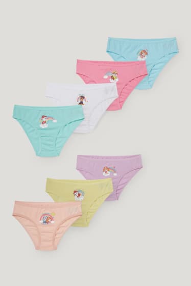 Toddler Girls - Multipack of 7 - PAW Patrol - briefs - white / yellow